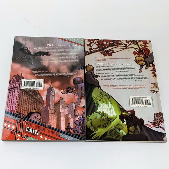Fables Trade Paperback Lot Vol 4 5 New Graphic Novels (DC Comics, Vertigo) - Picture 2 of 2